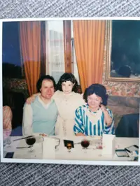 Gérard, sa fille Géraldine et sa femme France